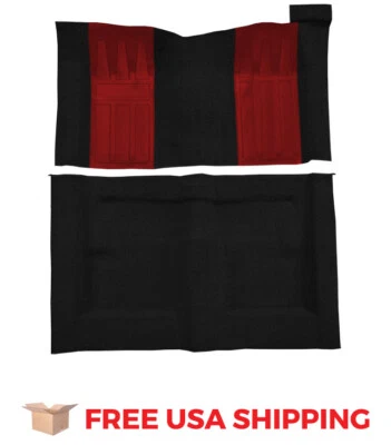 ACC FITS 1966-1969 Mercury Cyclone GT with 2 Red Inserts Hardtop Auto Carpet Foto 1 de 4