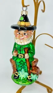 Christopher Radko St Patrick's Day 1998 Christmas Glass Ornament Tall O'Leary - Picture 1 of 9
