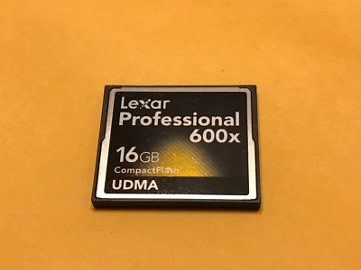 Lexar 16gb 600x Compact Flash Memory Card - Image 1 of 3