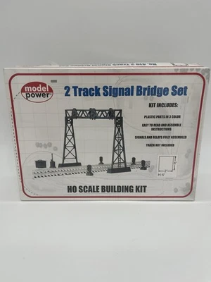 Model Power HO Scale Kit #419 Signal Bridge Set NIB sealed - Image 1 of 4