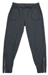 Albion Dash Jetsetter Jogger Small Black White Pants Lightweight Wrinkle Free - Picture 1 of 9