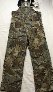 Vintage Gander Mountain Advantage RealTree Camo Overalls Bibs M-R Medium Regular - Picture 1 of 13