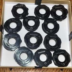 12 X Vintage Elna Disc Sewing Machine Stitch Cams for Elna Supermatic Swiss Made - Picture 1 of 5