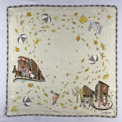 Pañuelo Burberry vintage pañuelo cuadrado de bolsillo pañuelo para el cuello Foto 1 de 4