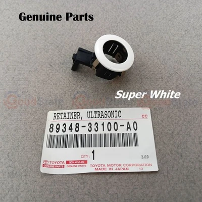 Genuine Toyota Aurion GSV50 Camry ACV51 Parking Sensor Retainer Super White - Image 1 of 3