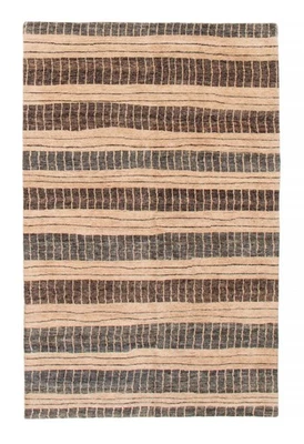 Alfombra oriental tradicional caqui 5'11" x 8'11" anudada a mano alfombra de lana Foto 1 de 4