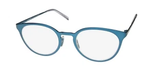 NUEVO EYEBOBS JIM DANDY 600 LECTORES BORDE COMPLETO REDONDO AZUL METAL Y PLÁSTICO 59 - Imagen 1 de 9