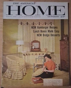 THE AMERICAN HOME MAGAZINE - OCTOBER 1956 - STORIES - ADS - LABEL - GOOD - Imagen 1 de 2