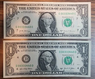 DUPLICATE SERIAL NUMBERS –LOW SAME SERIALS - TRINARY REPEATERS WOW !!! - Image 1 of 4