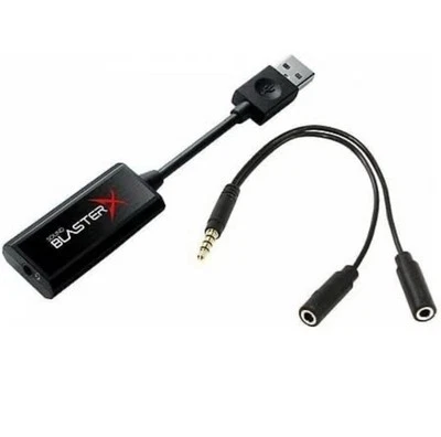 Creative Sound BlasterX G1 7.1 Portable HD Gaming Sound Card Splitter Included - Image 1 of 4