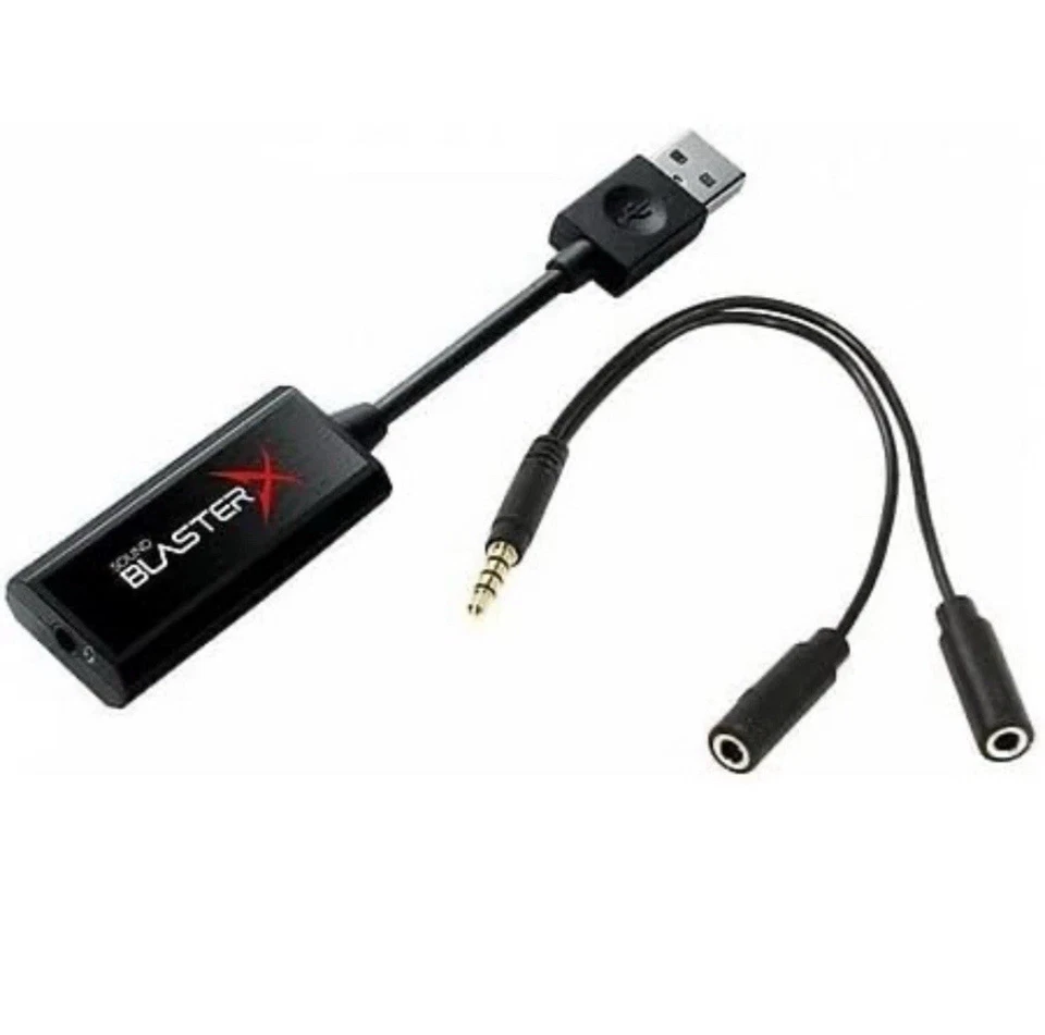 Creative Sound BlasterX G1 7.1 Portable HD Gaming Sound Card Splitter Included - Image 1 of 4