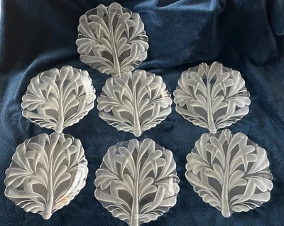 Mikasa Walther Crystal Folia Placas Transparentes e Fosco, 9 1/2" X 10", Conjunto de 7 - Imagem 1 de 4