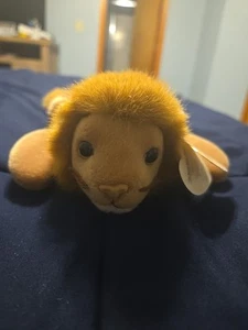 (SEND OFFERS!)02-20-96 Roary The Lion Retired Beanie Baby With Tag Errors - Picture 1 of 7