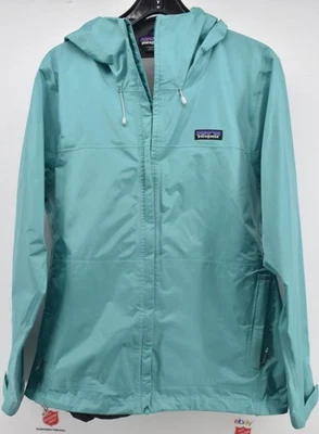 Patagonia Women's Lime Green Nylon Large Zip Windbreaker/Jacket (0585K) - Image 1 of 4