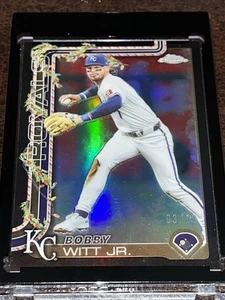 Topps 2025 Holiday Baseball Bobby Witt Jr. Black Chrome  /10  Royals - Picture 1 of 9