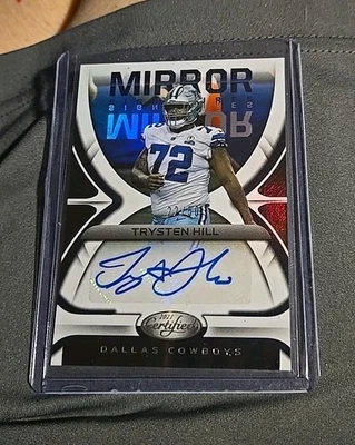 2021 Certified Mirror Signatures Trysten Hill autograph auto 22/50 COWBOYS  - Image 1 of 2