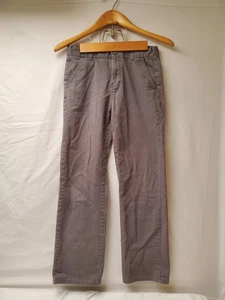 Chaps Boys Gray Khaki School Uniform Pants Size 14 Used - Picture 1 of 3