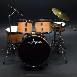 1/6 Scale Miniature Drum Set Z1ldj14n Style Natural Music Diorama Display GIFT - Picture 1 of 5