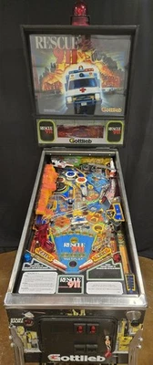 Máquina de pinball Rescate 911 restaurada (Gottlieb) 1994 Foto 1 de 4