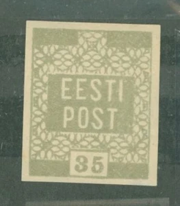 Estonia #3a come nuovo incernierato (SCV = $ 80) - Foto 1 di 1