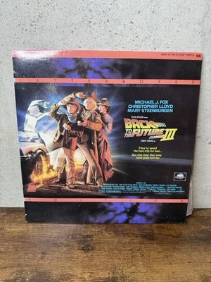Back to the Future 3 Laserdisc Spielberg Widescreen 1990 Dolby Surround — 第 1/3 张图片