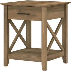 Bush Furniture Key West Small End Table with Storage | Modern Farmhouse Accent S - Picture 1 of 9