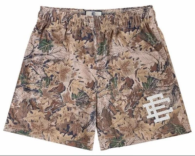 [SHBFCMSH-BGEWHT] HOMBRE ERIC EMANUEL EE PANTALONES CORTOS HOJA CAMUFLAJE MALLA BEIGE Foto 1 de 2