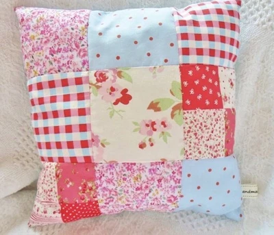 Patchwork Cushion Kit - Easy Great For Beginners Cath Kidston Fabric & Pattern - Image 1 of 2