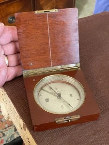 Vintage Keuffel & Esser Co New York Compass In Wooden Case - Picture 1 of 12