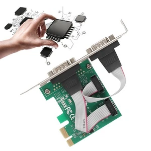 ST316 PCI-E To 2-port RS232 Extension Adapter Card Serial Card CB - Afbeelding 1 van 12