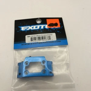 Exotek EXO1941 Associated DR10 DB10 SC10 Front HD Bulkhead 7075 Aluminum New - Picture 1 of 2