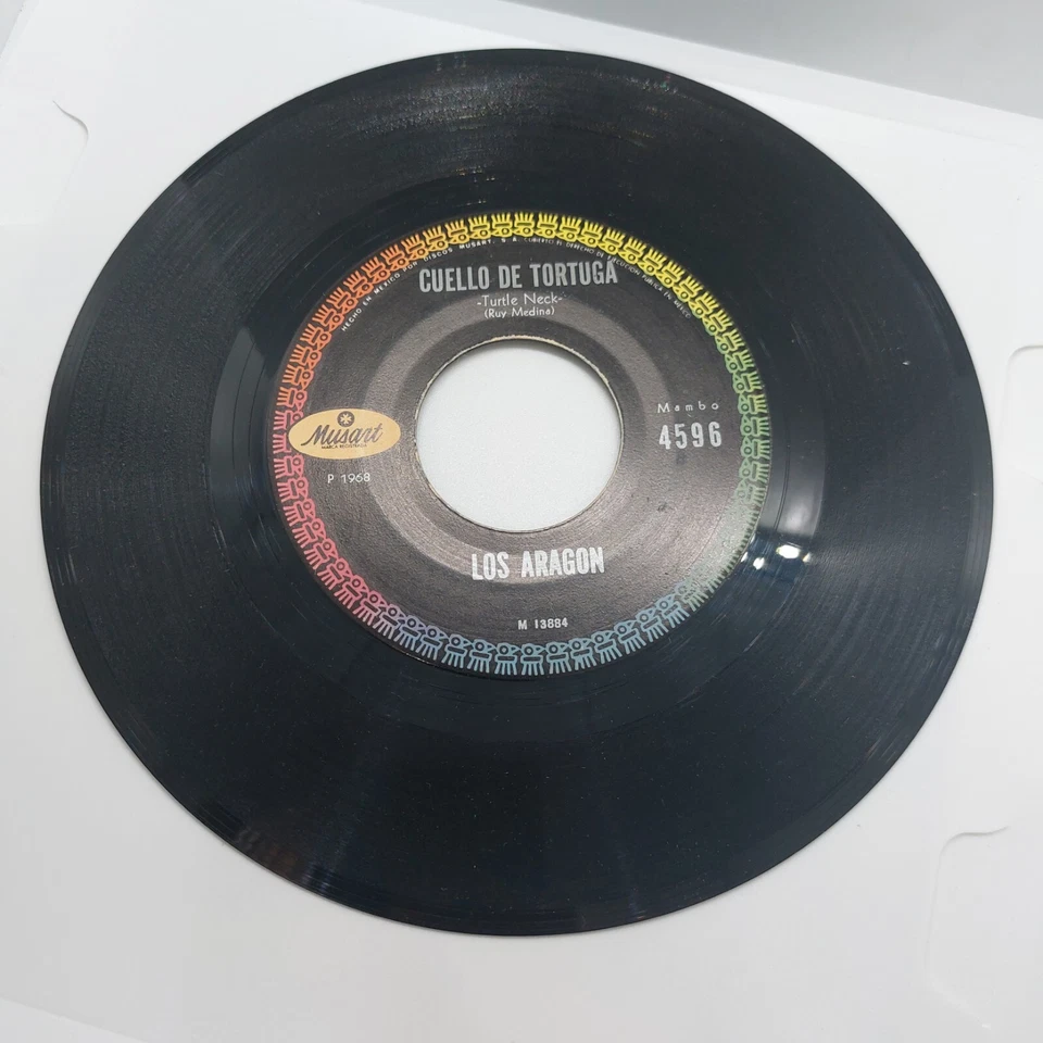 Los Aragon Cuello de Tortuga / 1968 45 Vinyl Record VG - Image 1 of 2