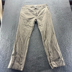 Gap Chino Pants Mens 36x34 Beige Cotton Straight Fit Original Khaki Striped - Picture 1 of 10