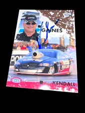 V GAINES TEAM KENDALL PRO STOCK 2005 PRESS PASS #33 signed NHRA card RARE