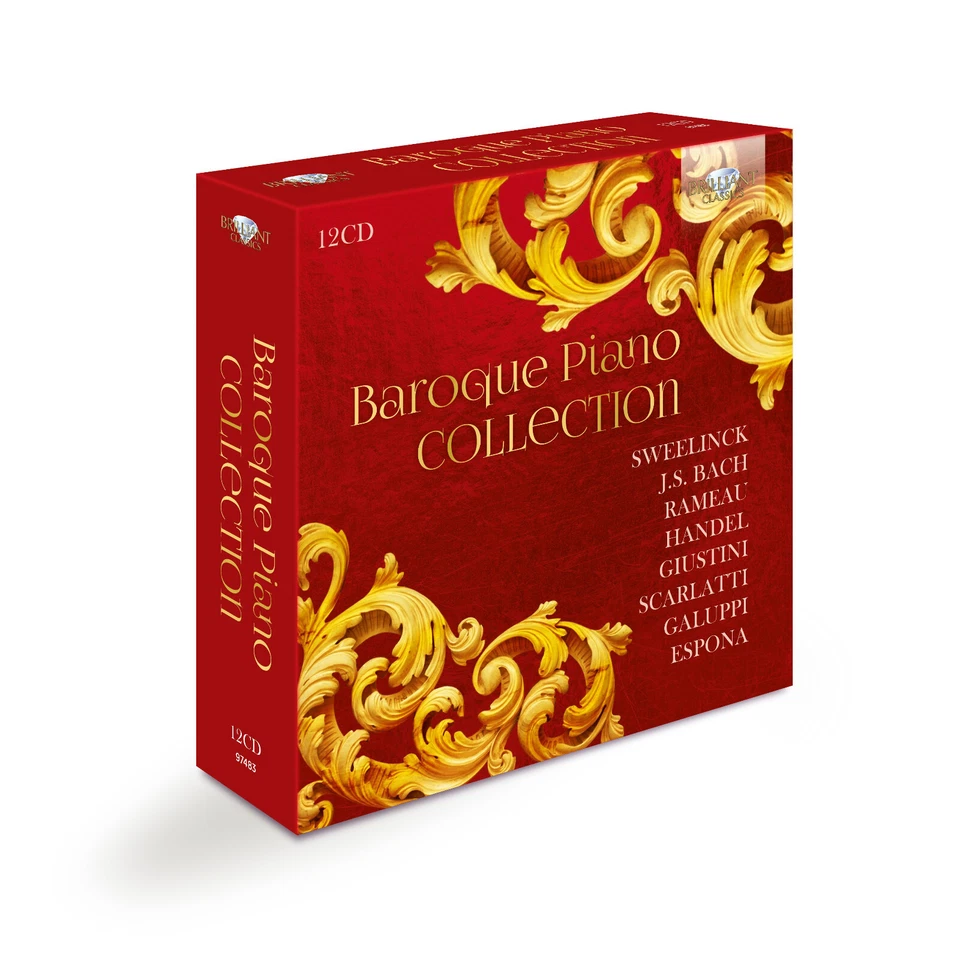 BAROQUE PIANO COLLECTION Bach Sweelinck Rameau Handel 12CD BOXSET NEW SEALED - Image 1 of 3