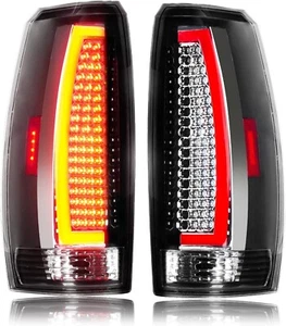 ESCALADE EXT 2007 - 2013 TAIL LIGHTS LEFT + RIGHT LED CLEAR LENS - Picture 1 of 8