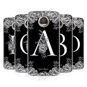 OFFICIAL NATURE MAGICK B & W MONOGRAM FLOWERS 1 GEL CASE FOR MOTOROLA PHONES - Picture 1 of 20