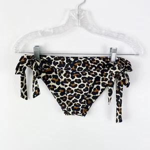 Show Me Your Mumu Mermaid Bikini Bottom Size S Leopard Print Tie Waist - Picture 1 of 4