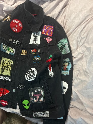Supreme Patches Giacca Camionista Denim