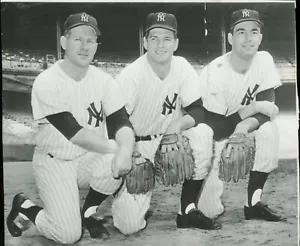 1961 Stampa Foto Ford, Terry, Stafford NY Yankees Rotazione per World Series ws - Foto 1 di 2