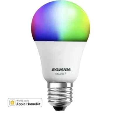 Sylvania Smart LED Light Bulb WIFI A19 9W 800 Lumens Full Color LED Dimmable - Image 1 of 2