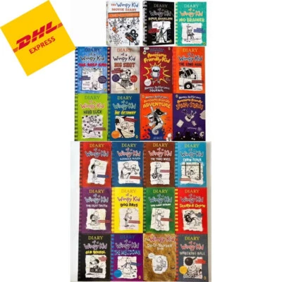 НОВЫЙ коллекционный набор из 23 книг Jeff Kinney Diary of a Wimpy Kid, полная серия 1–23 - Изображение 1 из 4