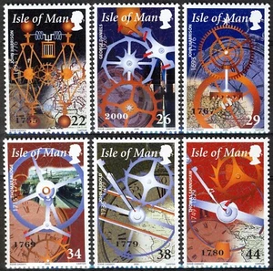 Isle of Man 2000, Measuring Time: British Watchmakers set MNH, Mi 847-52 - Picture 1 of 1