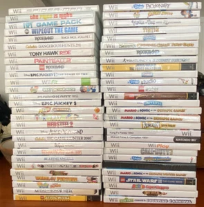 Wii GAMES AND CONTROLLER ADD-ONS!!! - Picture 1 of 39