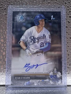 2017 Bowman Chrome 1st Ryan O’Hearn Royals Auto CPA-ROH - Image 1 of 2