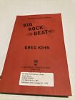 Greg Kihn / Big Rock Beat  1St Edition 1998 Advance Uncorrected Proof