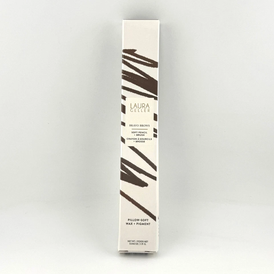 Laura Geller Bravo Brows Soft Pencil + Brush 0.042 oz & Sharpener (Choose Shade) - Image 1 of 4