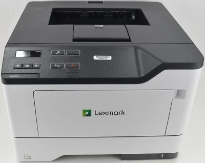Lexmark MS321dn Duplex Network Laser Printer 0 Page Count with 100% Toner - Image 1 of 4
