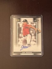 2019 Leaf Perfect Game National Showcase Base Black /50 John Anderson Auto