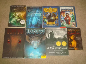 Kid Fantasy Horror Book LOT Coraline A Monster Calls Percy Jackson Deptford Mice - Picture 1 of 11